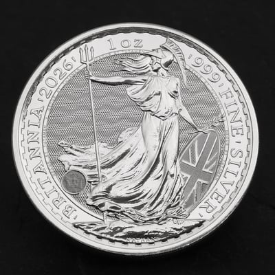 Silbermünze 1oz "Britannia" 2026 19% (Großbritannien) - Miniaturansicht 5