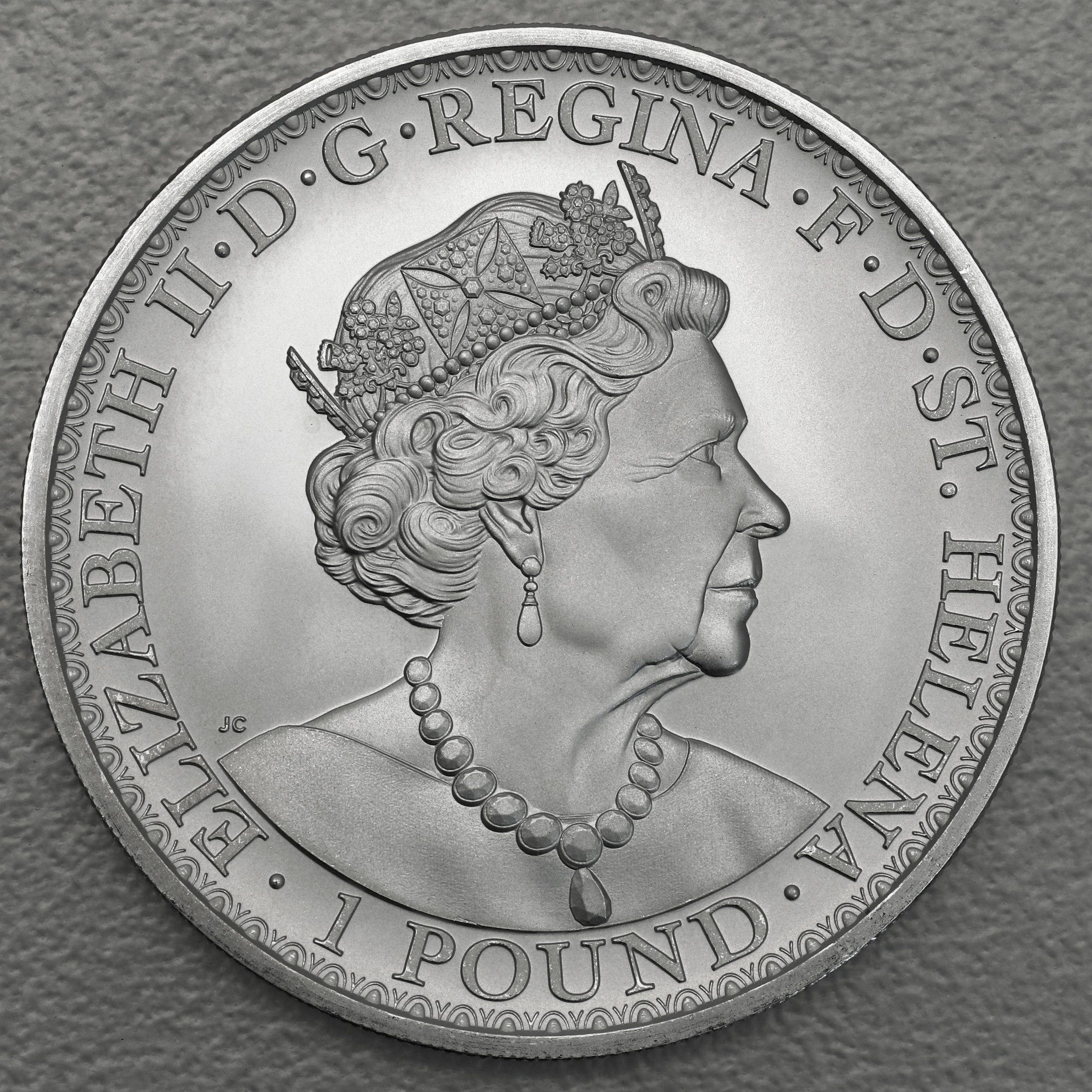 Silbermünze 1oz "Una and the Lion" 2020 (St. Helena) - Detailansicht 1
