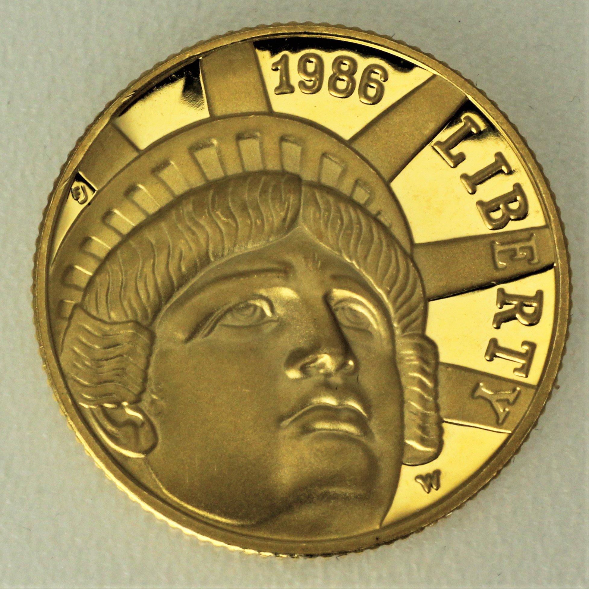 Goldmünze 5 Dollar "Freiheitsstatue" 1986 (PP) (USA) - Hauptansicht