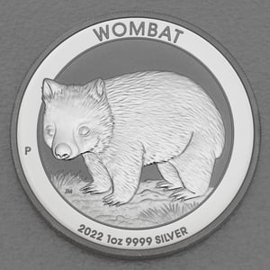 Silbermünze 1oz "Wombat" 2022 (Australien) - Hauptansicht