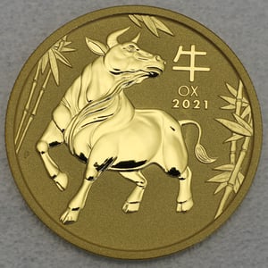 Goldmünze 1/2oz "Ochse" 2021 Lunar III – Year of the Ox (Australien) - Hauptansicht