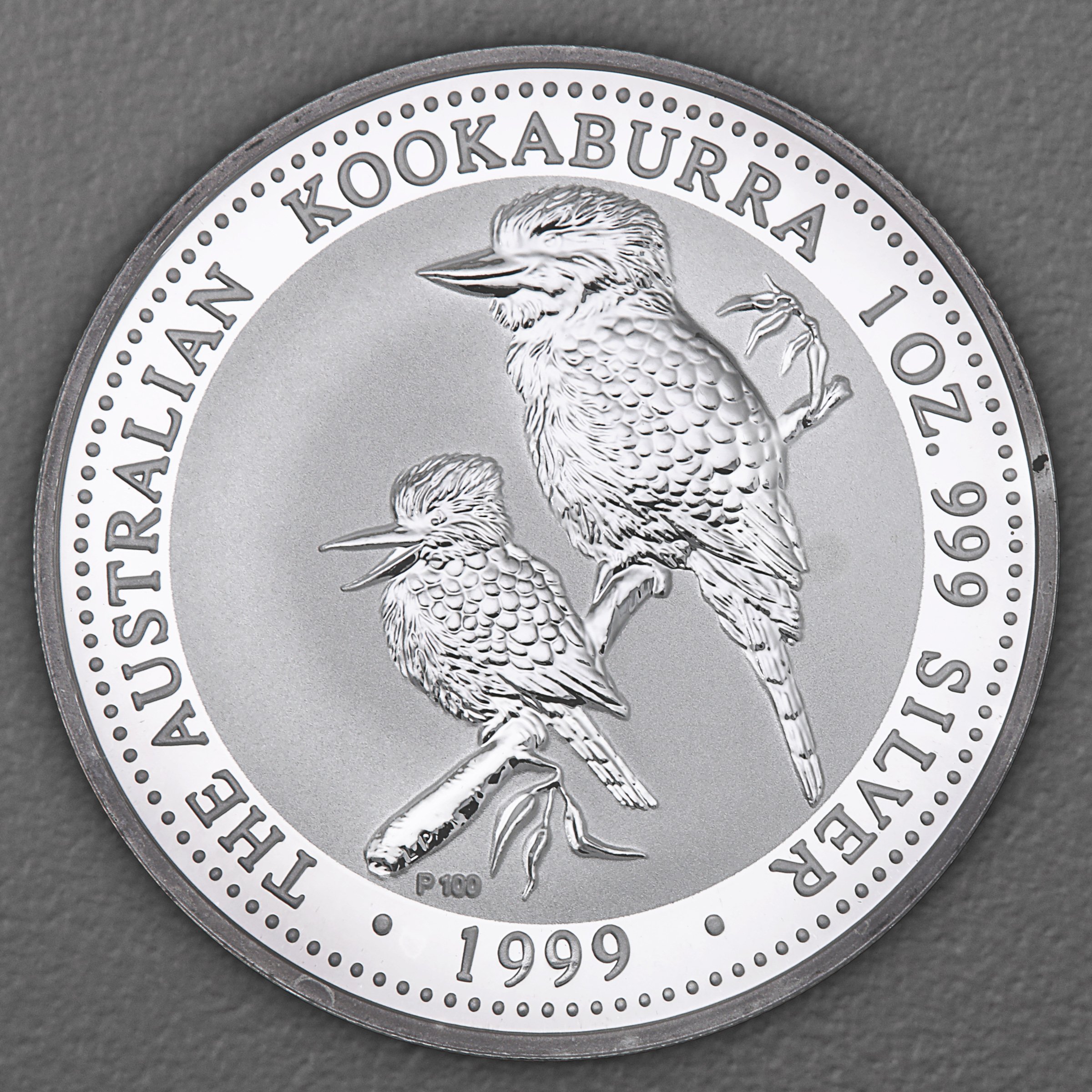 Silbermünze 1oz "Kookaburra" 1999 diff. (Australien) - Hauptansicht