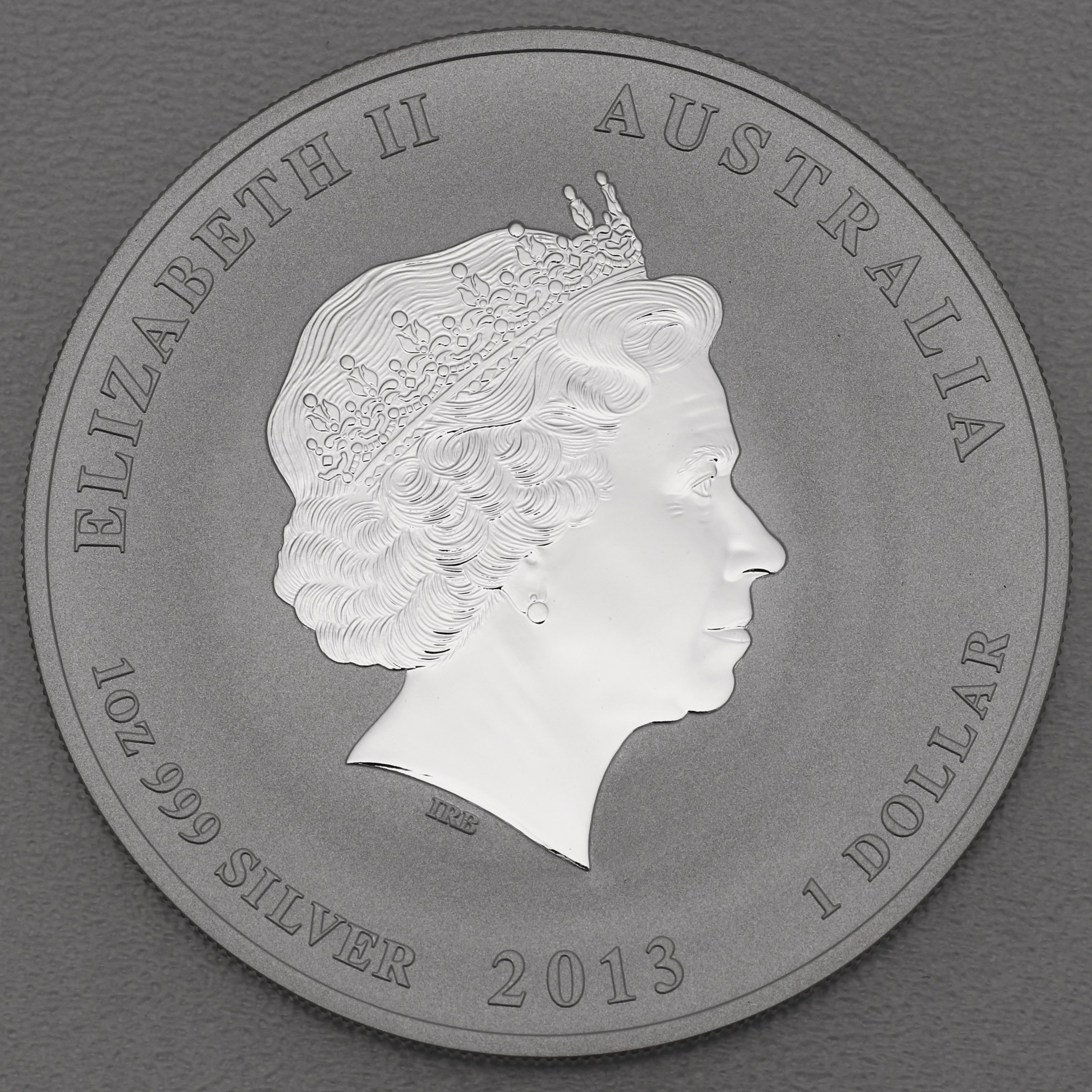 Silbermünze 1oz "Schlange" 2013 (vergoldet) Lunar II – Year of the Snake (Australien) - Detailansicht 1