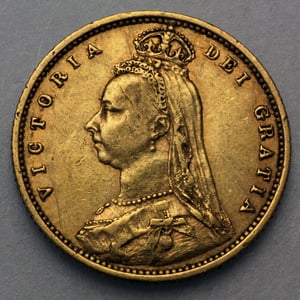 Goldmünze 1/2 Sovereign "Victoria" Krone (Großbritannien) - Hauptansicht
