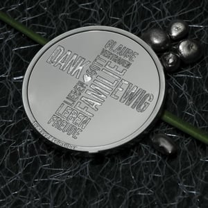 Silbermedaille 1oz "Wortkreuz" Gravurmedaille - Miniaturansicht 6