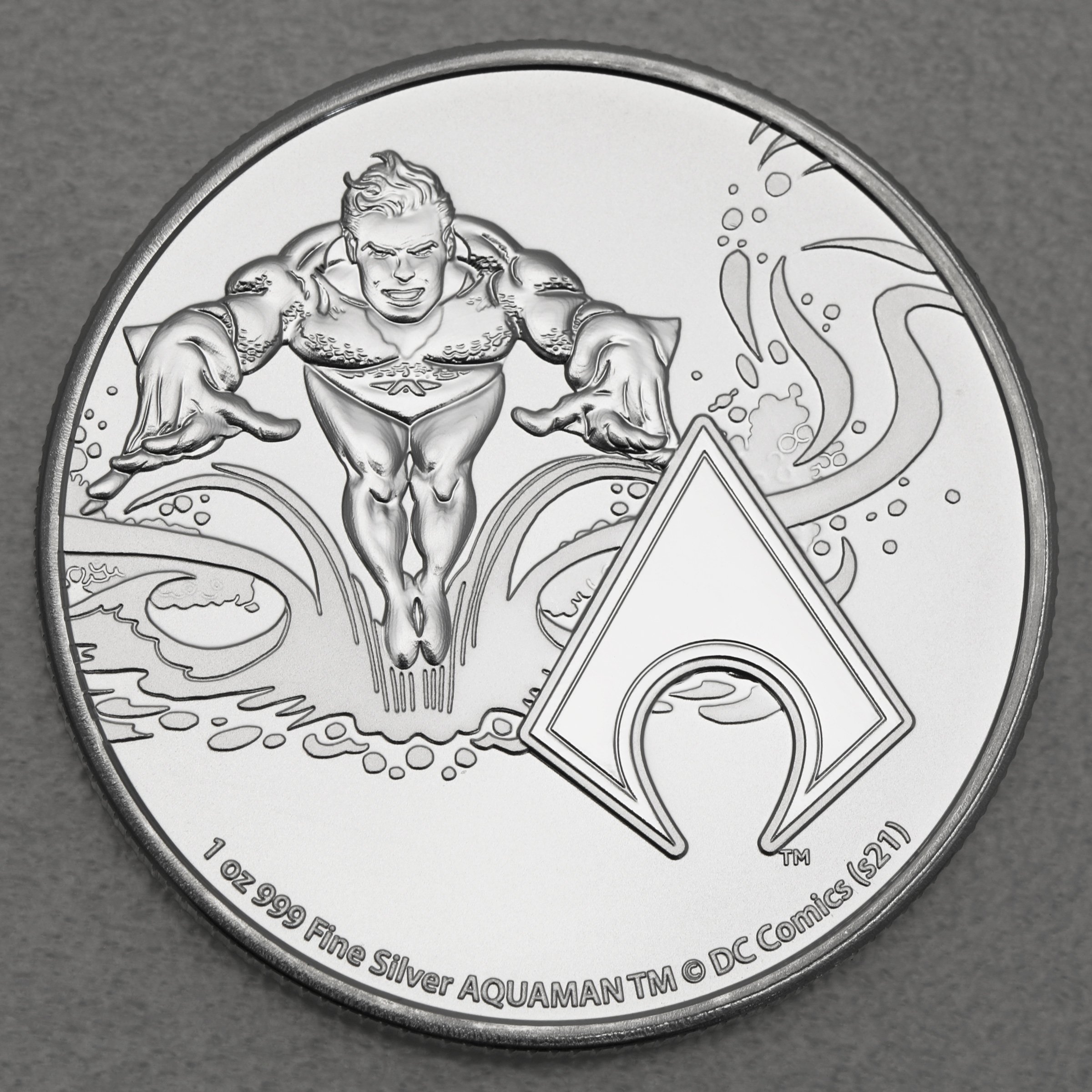 Silbermünze 1oz "Aquaman" 2022 DC Comics (Niue) - Hauptansicht