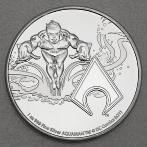Silbermünze 1oz "Aquaman" 2022 DC Comics (Niue) - Hauptansicht