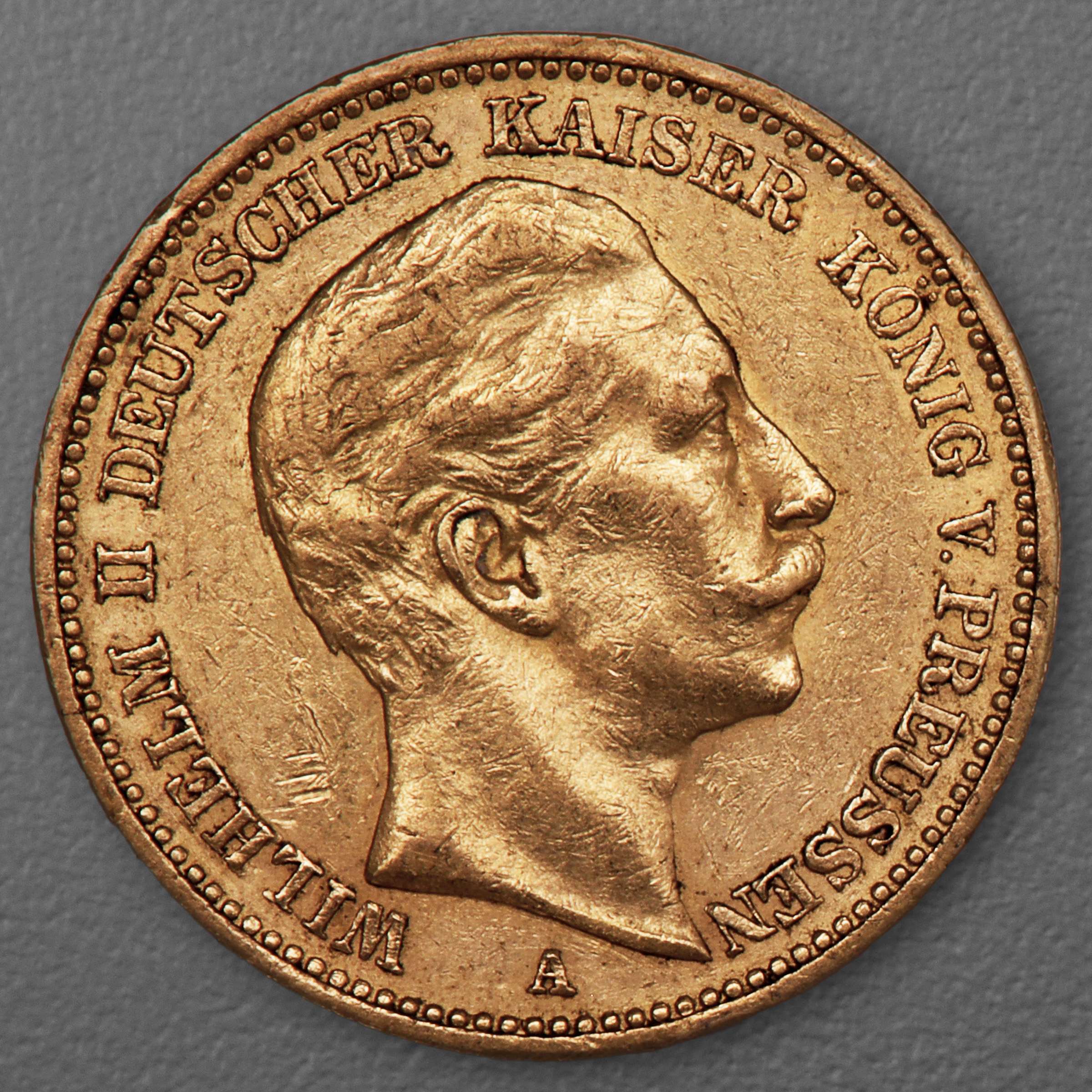 Goldmünze 20 Mark "Wilhelm II." 1895-A J.252 (Preußen) - Hauptansicht