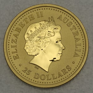Goldmünze 1/4oz "Känguru" 2004 Australian Nugget (Australien) - Miniaturansicht 2