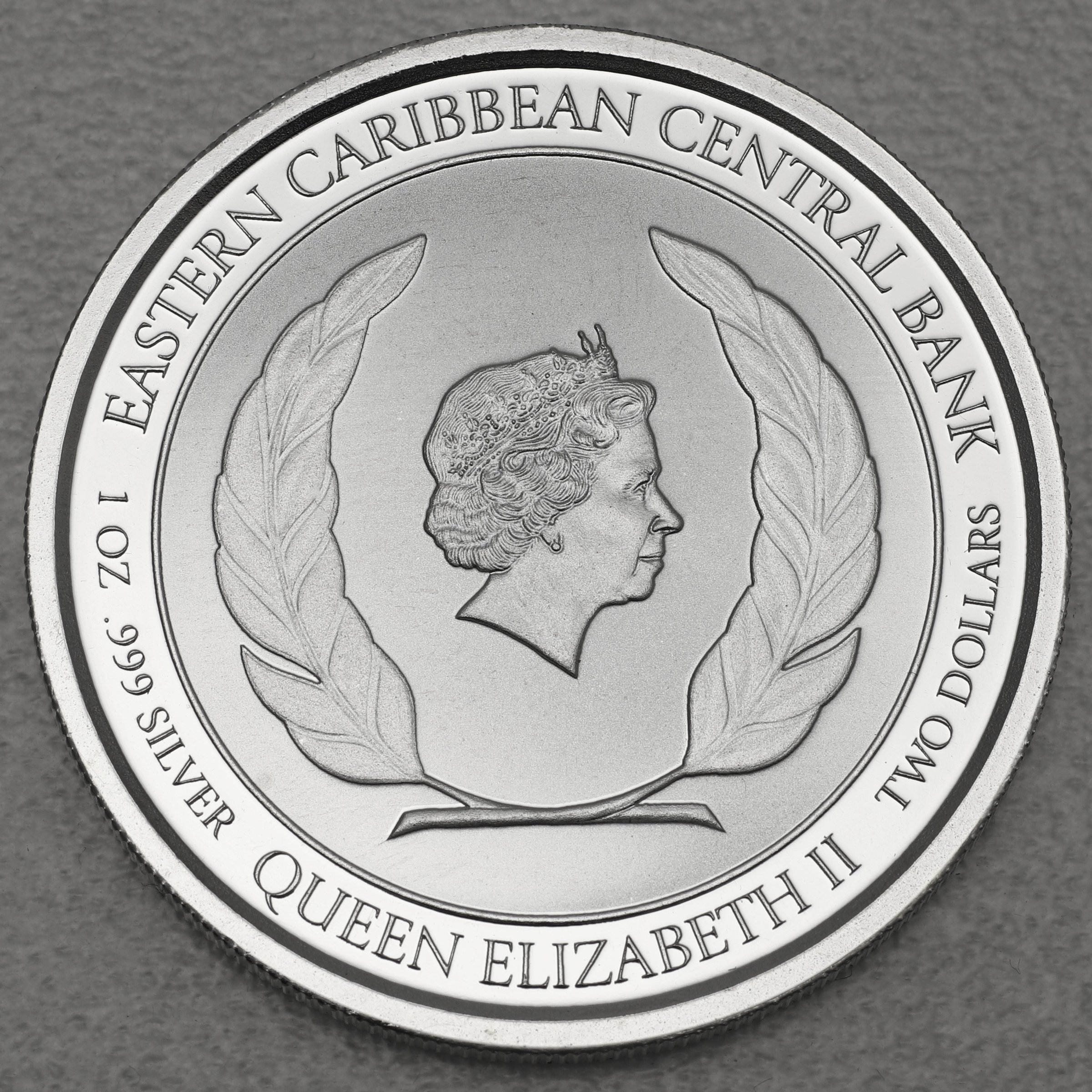 Silbermünze 1oz "Brown Pelican" 2019 Eastern Caribbean 8 (St. Kitts & Nevis) - Detailansicht 1