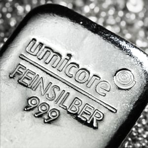 Silberbarren 1kg UMICORE gegossen - Miniaturansicht 4