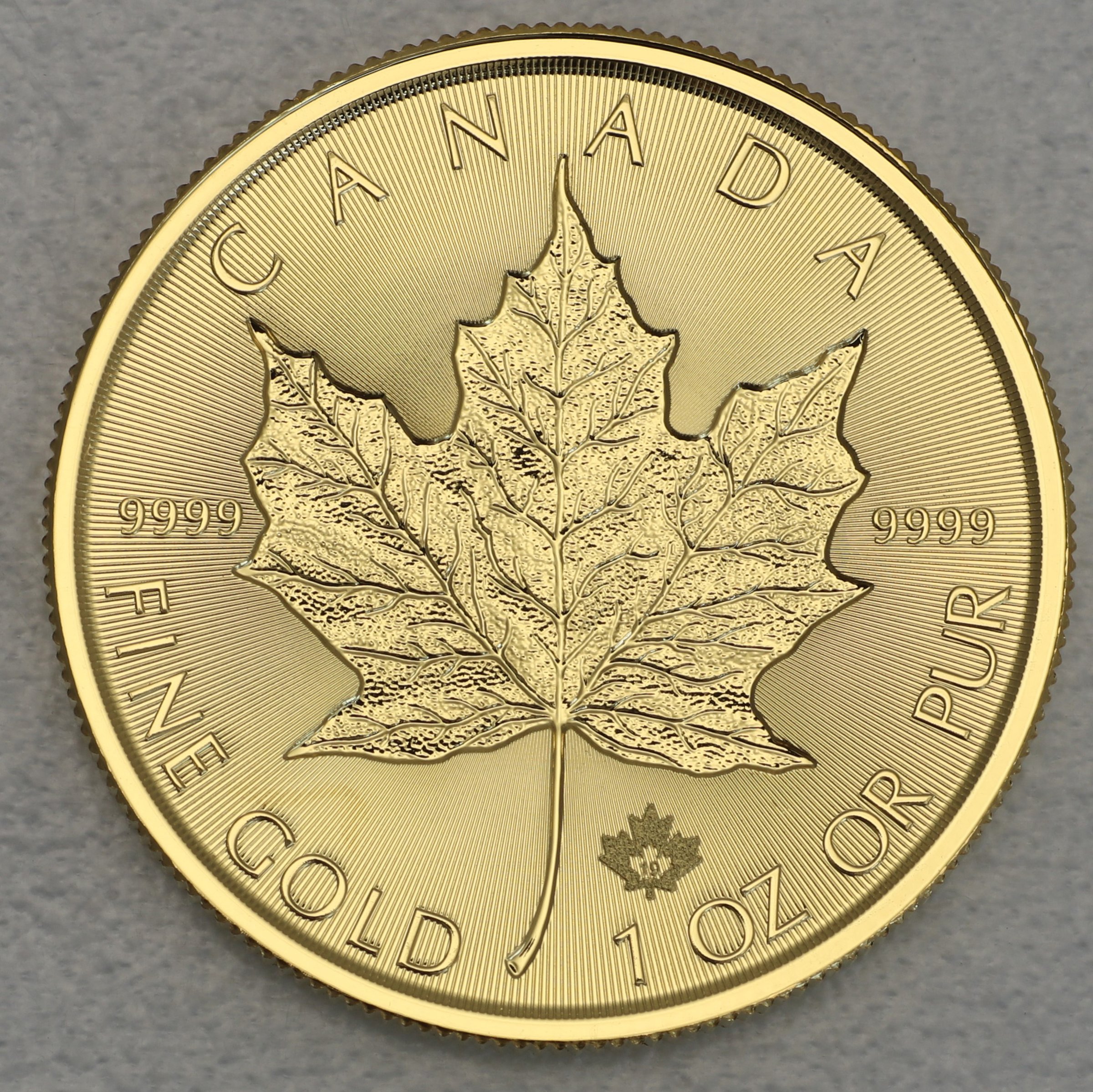 Goldmünze 1oz "Maple Leaf" (Double Incused) 2019 (Kanada) - Hauptansicht