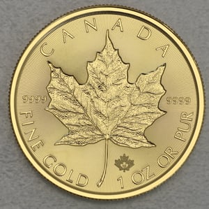 Goldmünze 1oz "Maple Leaf" (Double Incused) 2019 (Kanada) - Hauptansicht