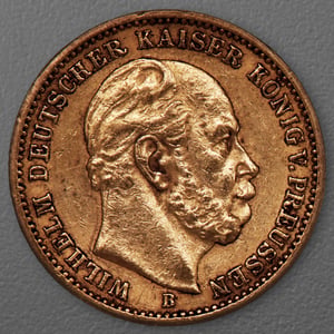 Goldmünze 20 Mark "Wilhelm I." 1874-B J.246 (Preußen) - Hauptansicht