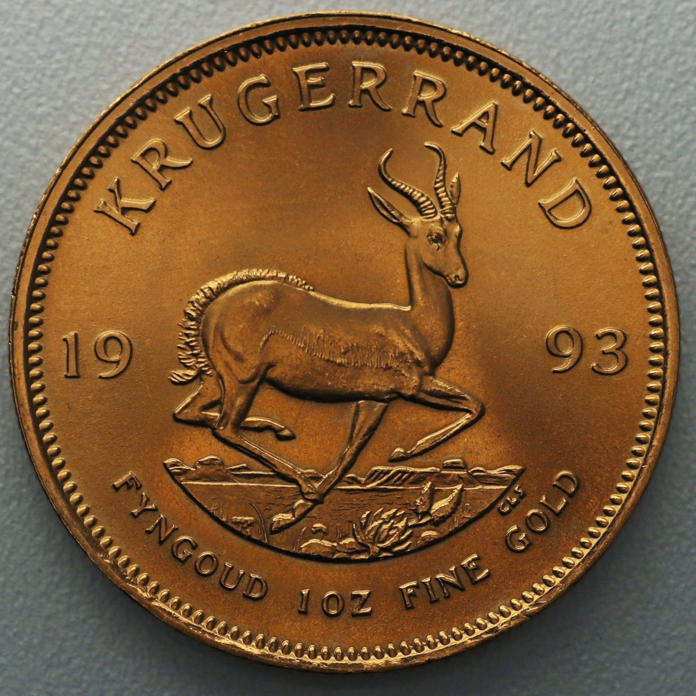 Goldmünze 1oz "Krügerrand" 1993 (Südafrika) - Hauptansicht