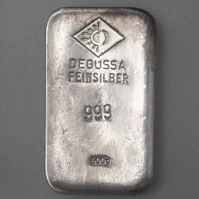 Silberbarren 500g DEGUSSA (Resale) - Miniaturansicht 1