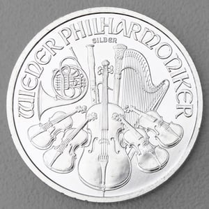 Silbermünze 1oz "Wiener Philharmoniker" verschiedene Jahrgänge diff. (Österreich) - Hauptansicht