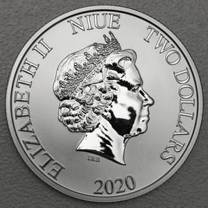 Silbermünze 1oz "Mickey Mouse Christmas" 2020 Disney (Niue) - Miniaturansicht 2