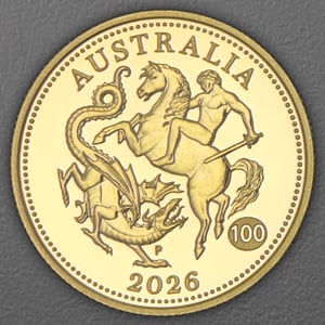 Goldmünze Sovereign 2026 (PP) Set 3-teilig Privy Mark Perth Mint (Australien) - Miniaturansicht 10
