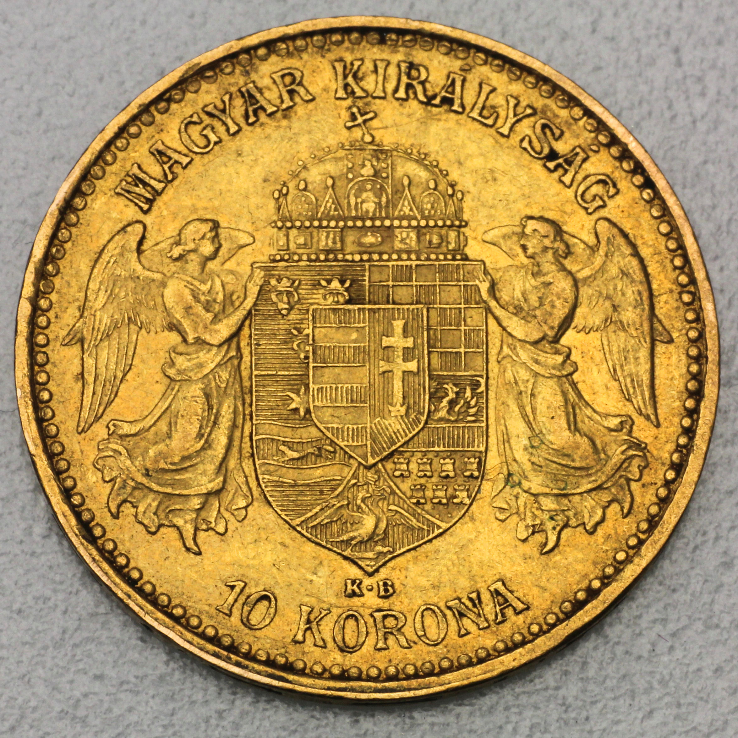 Goldmünze 10 Korona "Franz Joseph I." ver. Jahrg. Original- und Nachprägungen (Ungarn-Österreich) - Detailansicht 1