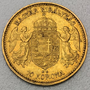 Goldmünze 10 Korona "Franz Joseph I." ver. Jahrg. Original- und Nachprägungen (Ungarn-Österreich) - Miniaturansicht 2