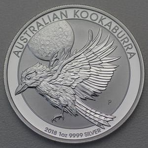 Silbermünze 1oz "Kookaburra" 2018 (Australien) - Miniaturansicht 1