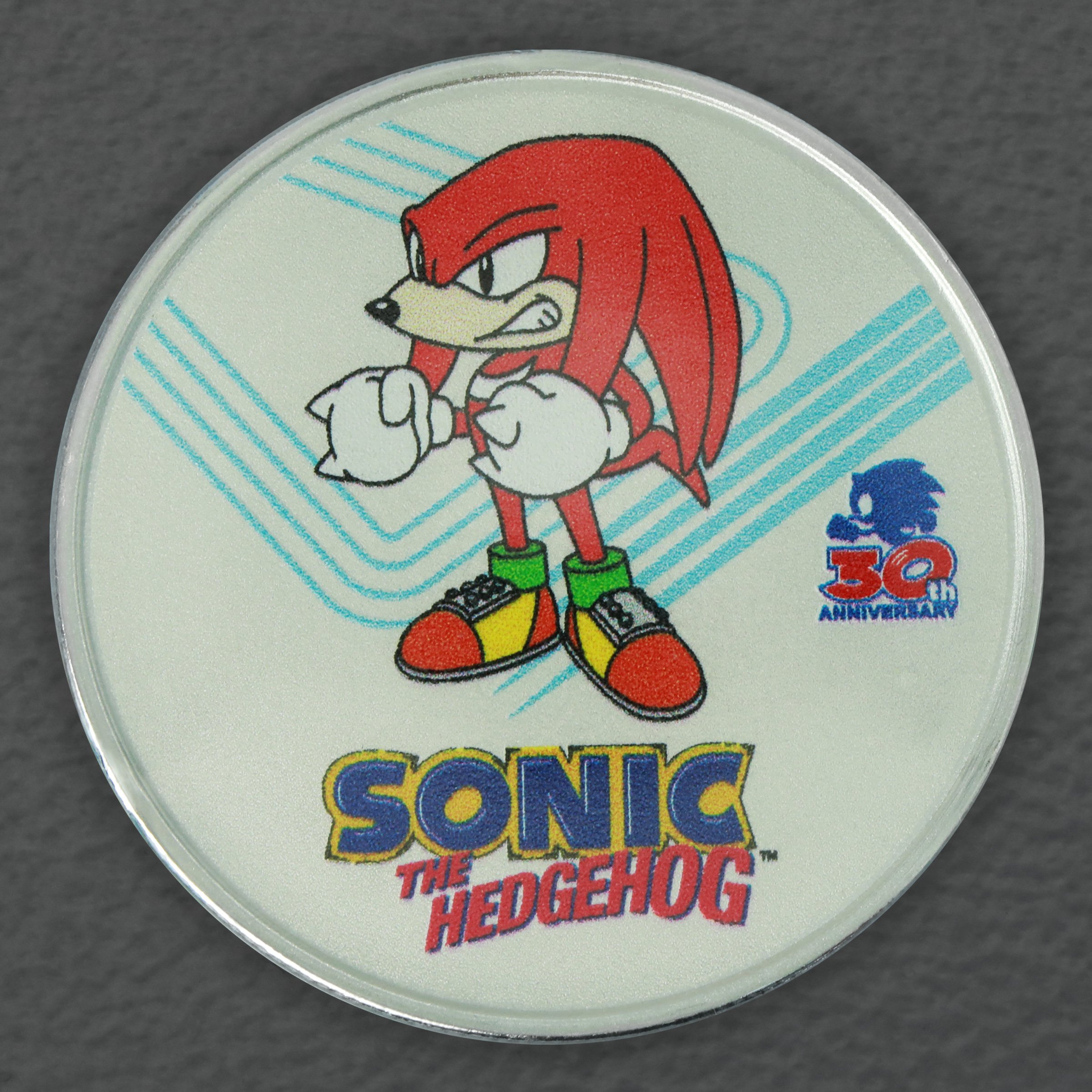Silbermünze 1oz "Knuckles" 2021 (koloriert) Sonic the Hedgehog 30th Anniversary (Niue) - Hauptansicht