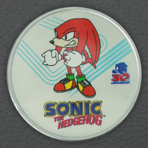 Silbermünze 1oz "Knuckles" 2021 (koloriert) Sonic the Hedgehog 30th Anniversary (Niue) - Hauptansicht