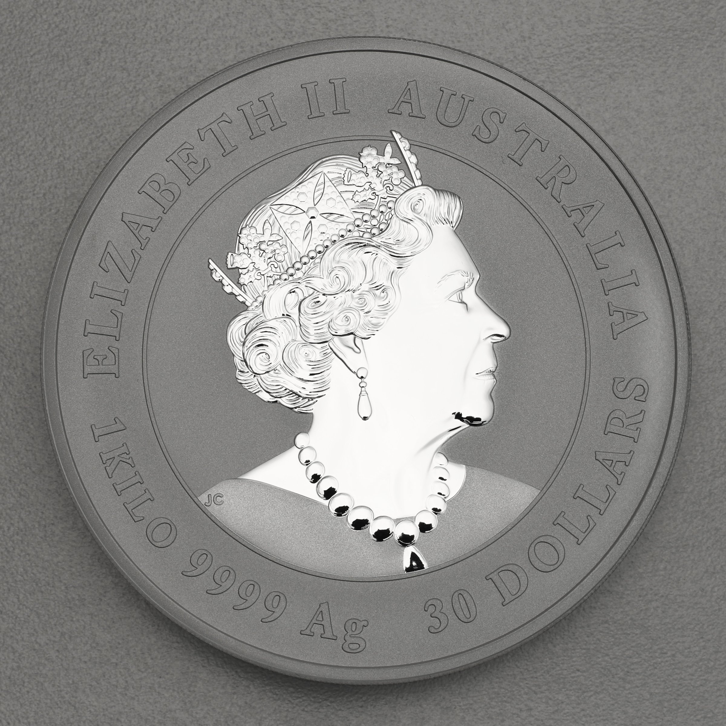 Silbermünze 1kg "Tiger" 2022 Lunar III – Year of the Tiger (Australien) - Detailansicht 1