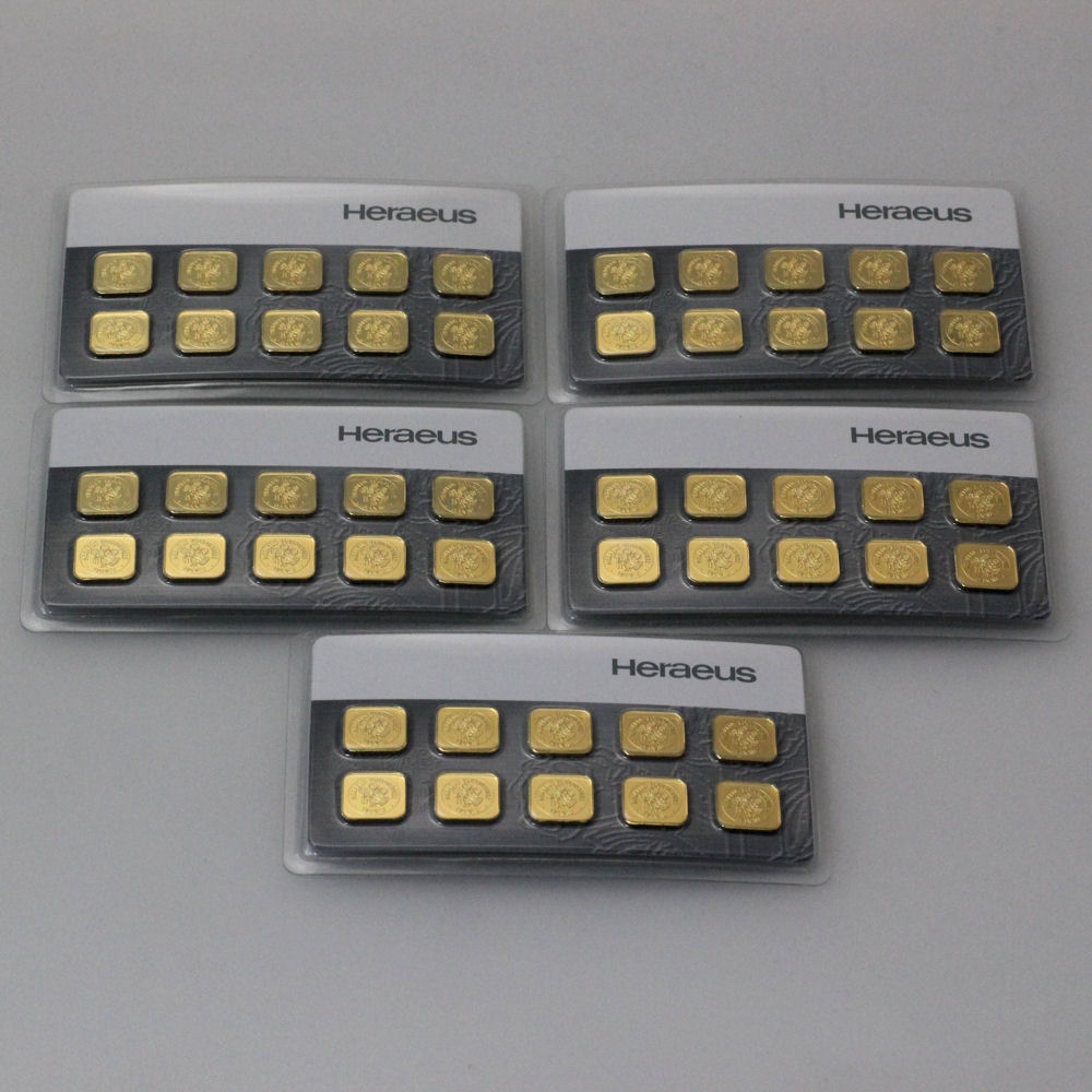 Investmentpaket "MultiCard" HERAEUS (5x 10g Au) - Detailansicht 2