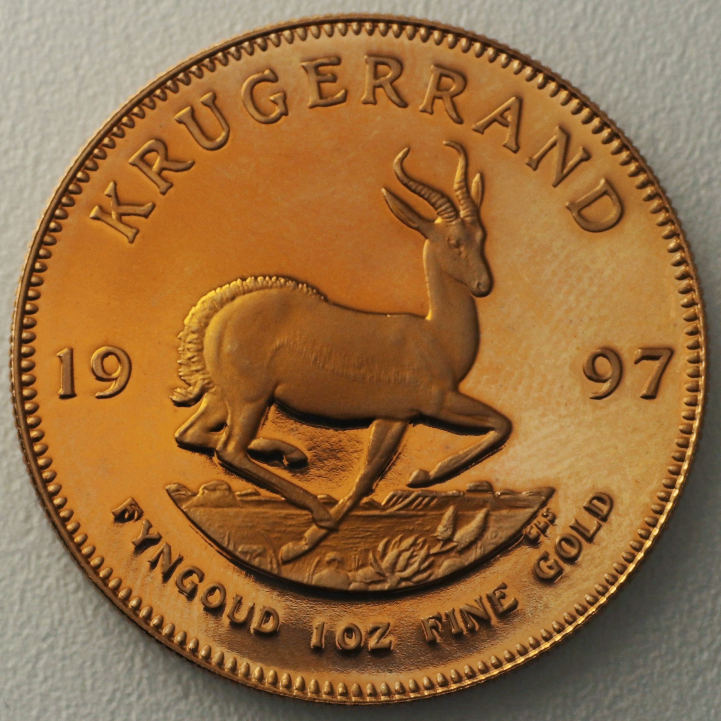 Goldmünze 1oz "Krügerrand" 1997 (Südafrika) - Hauptansicht