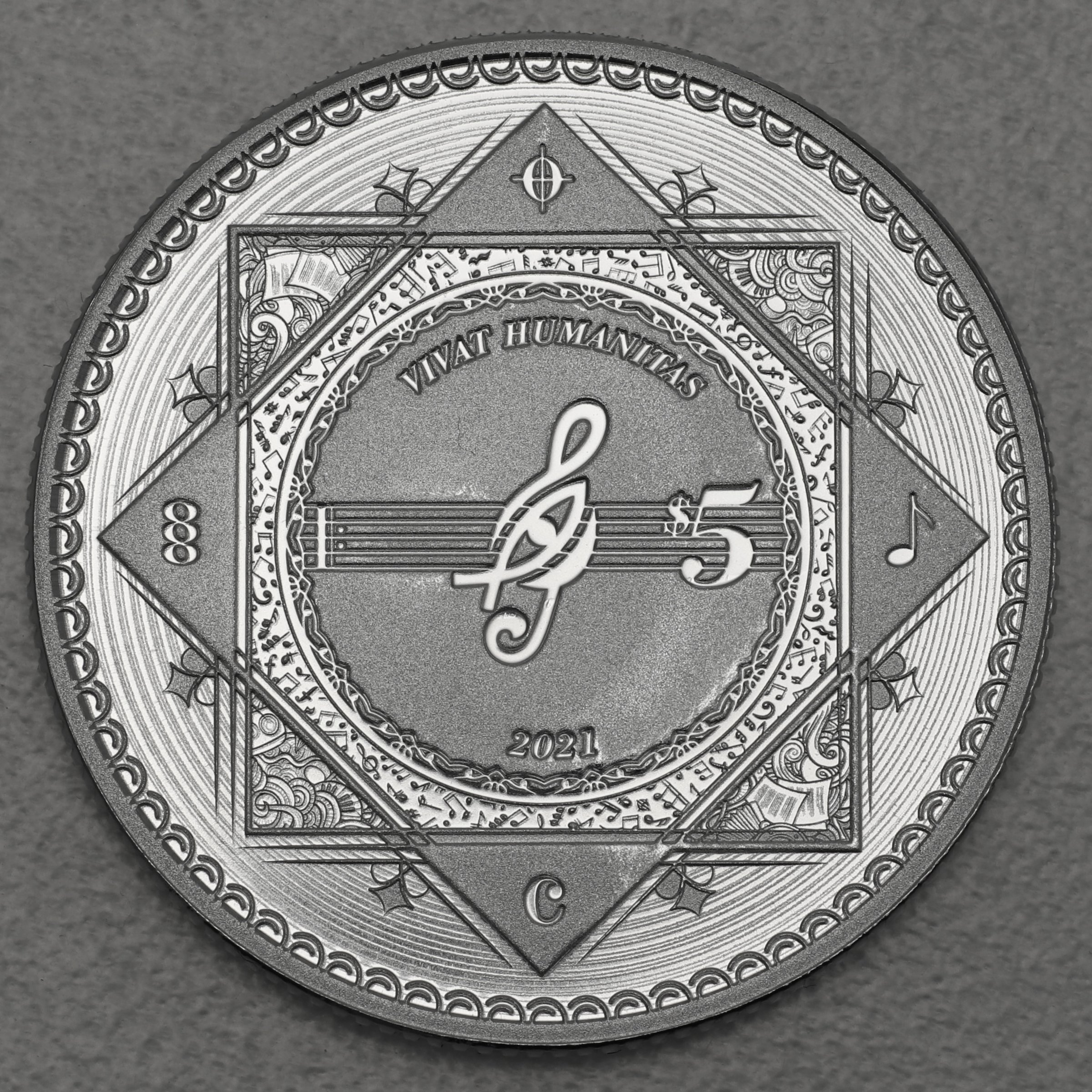 Silbermünze 1oz "Vivat Humanitas" 2021 (Tokelau) - Hauptansicht
