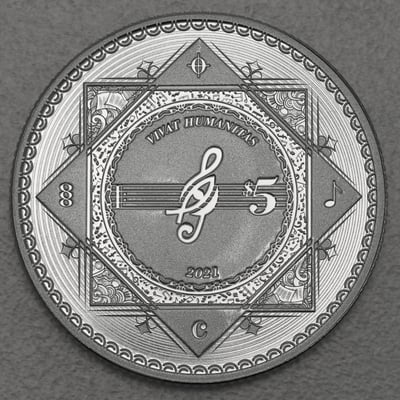 Silbermünze 1oz "Vivat Humanitas" 2021 (Tokelau) - Miniaturansicht 1