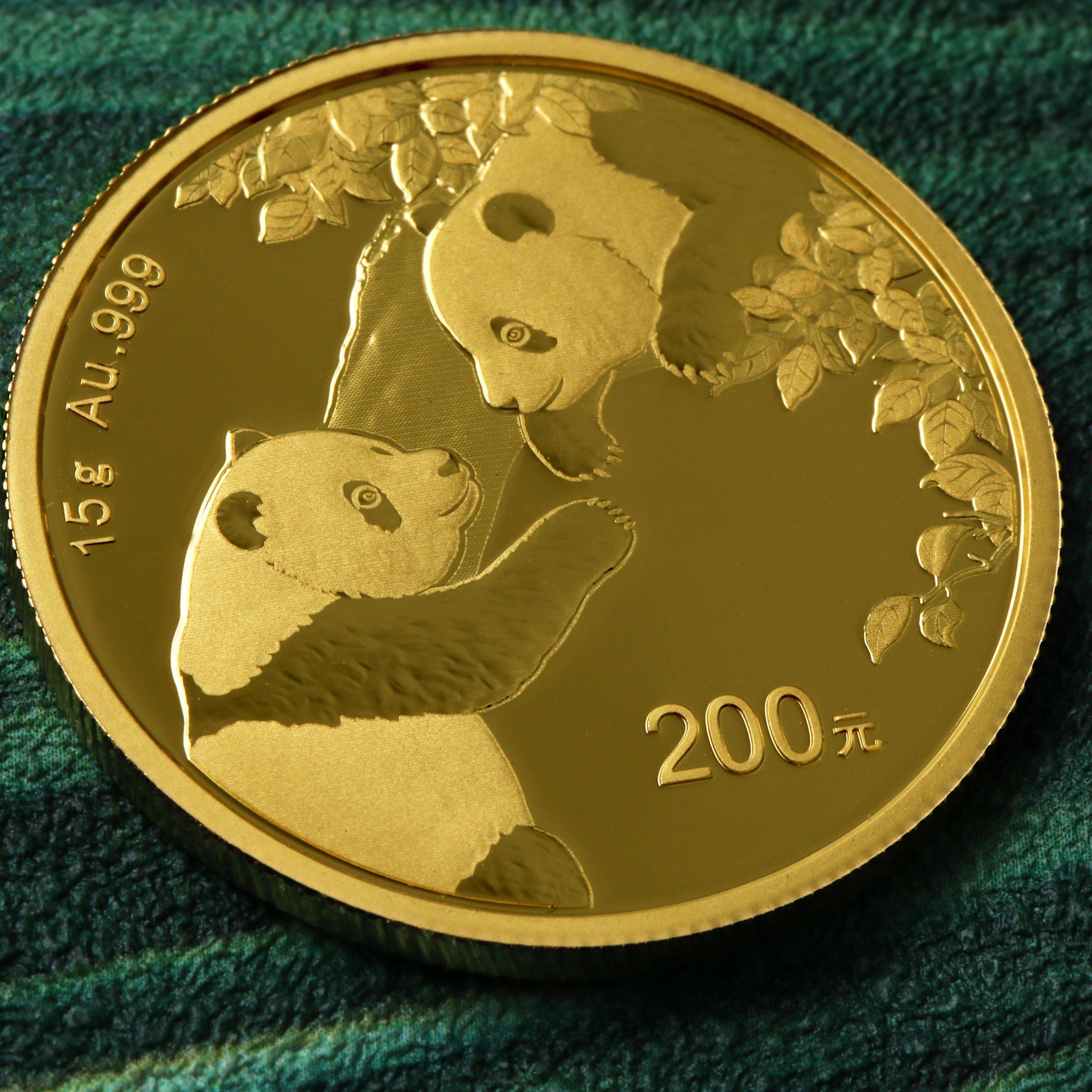 Goldmünze 15g "Panda" 2023 (China) - Detailansicht 4