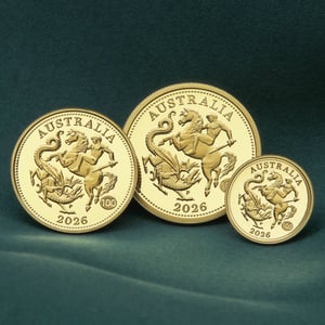 Goldmünze Sovereign 2026 (PP) Set 3-teilig Privy Mark Perth Mint (Australien) - Miniaturansicht 14