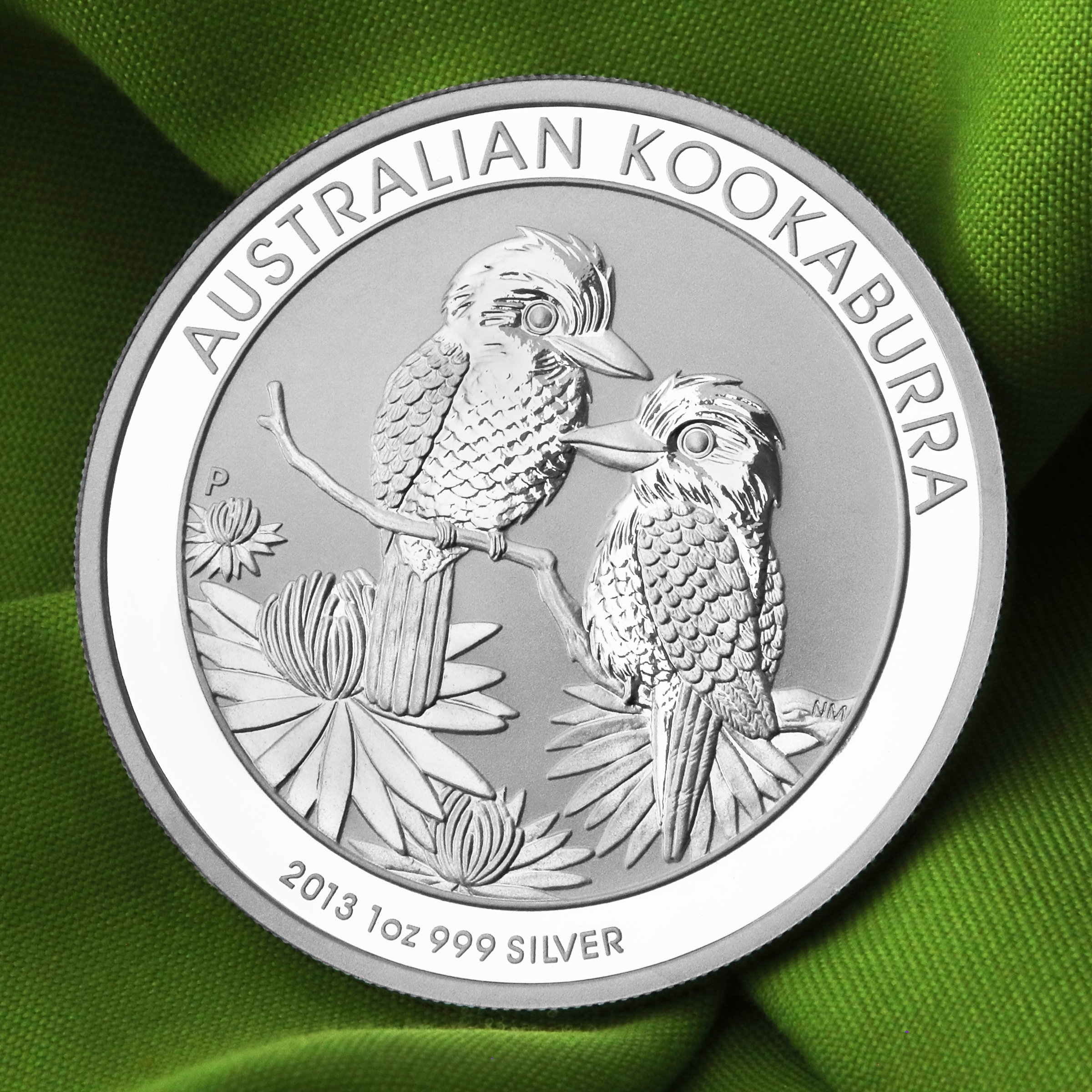 Silbermünze 1oz "Kookaburra" 2013 (Australien) - Detailansicht 4