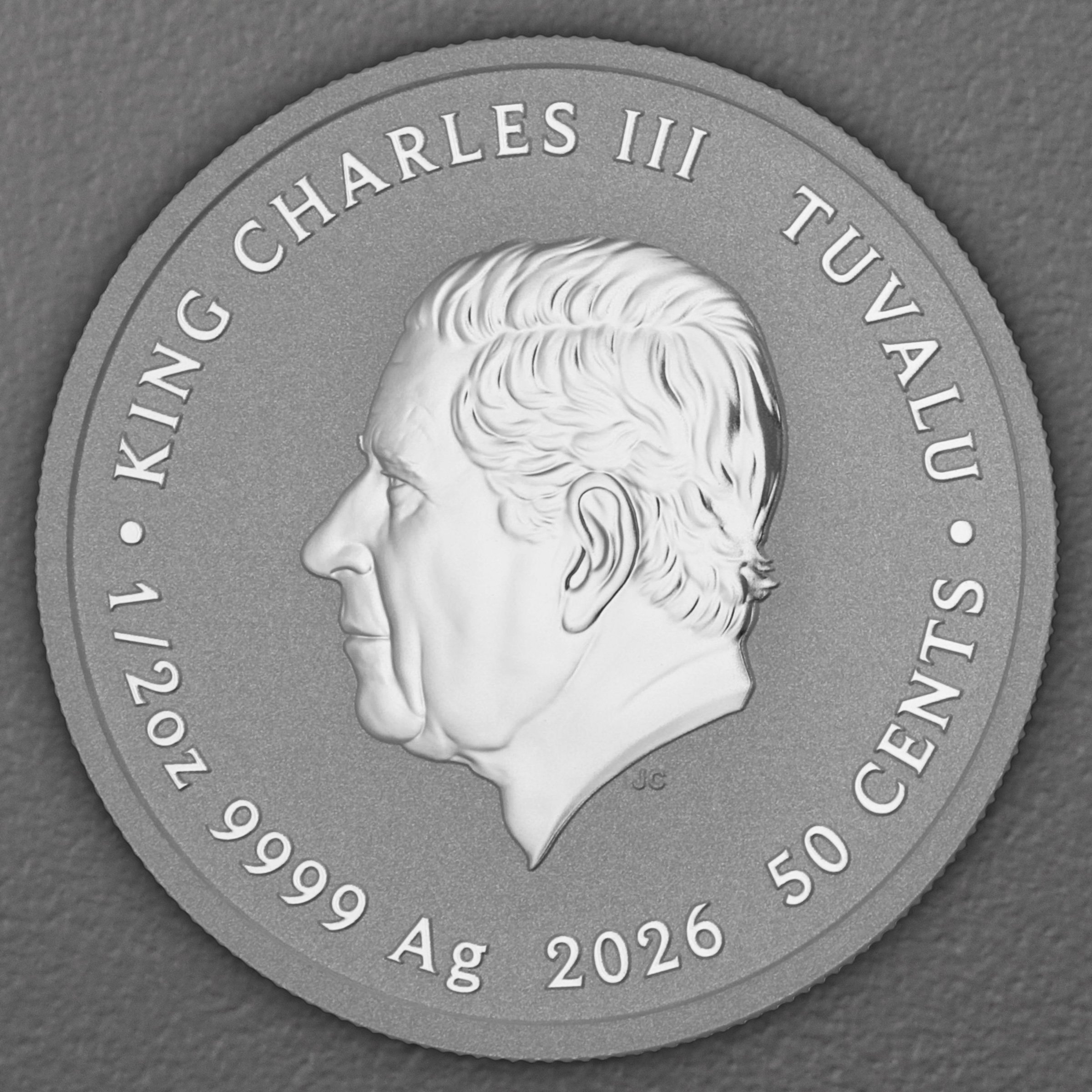 Silbermünze 1/2oz "Eleven + Vecna" 2026 (koloriert) Stranger Things (Tuvalu) - Detailansicht 1