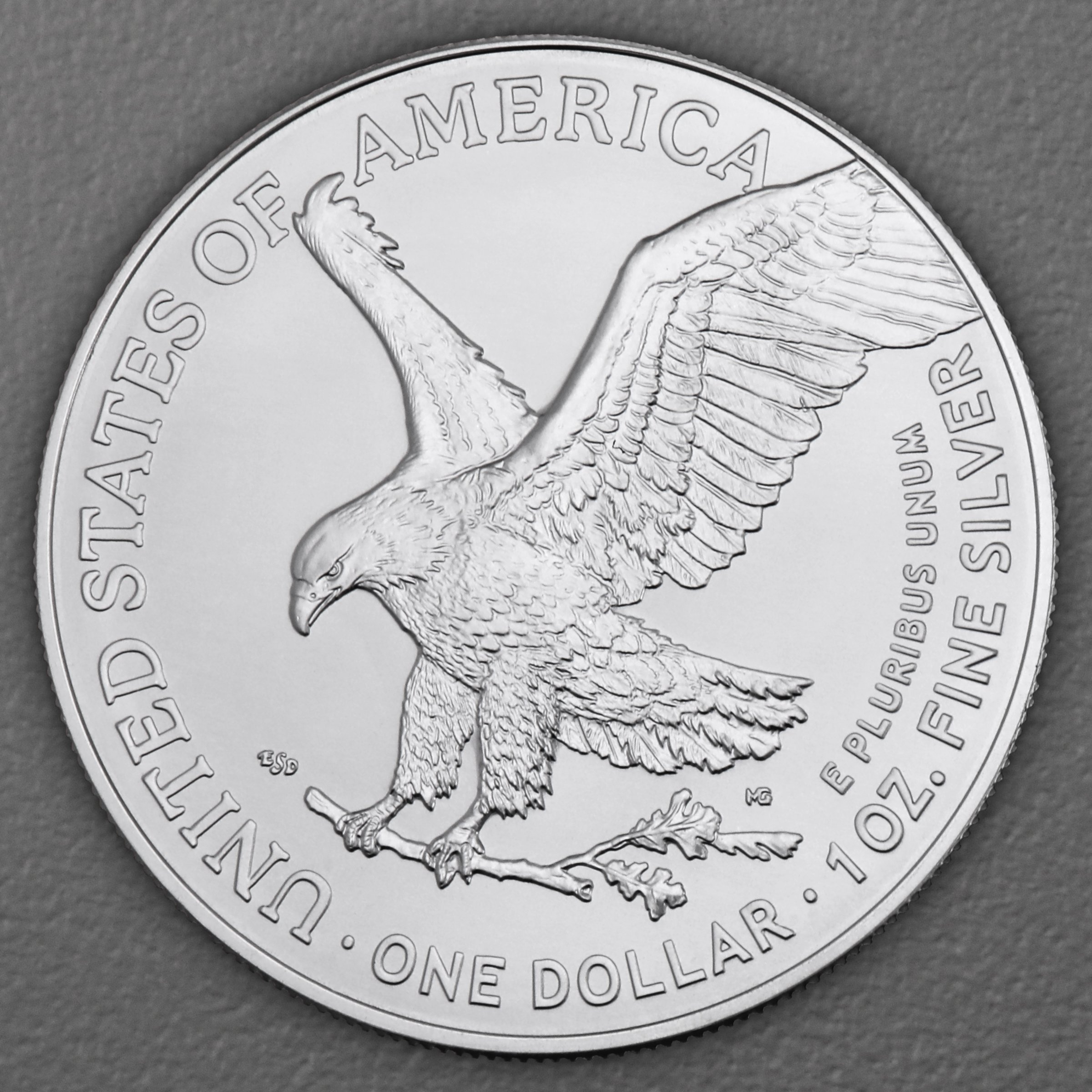 Silbermünze 1oz "American Eagle" aktueller Jahrgang (USA) 19% - Hauptansicht