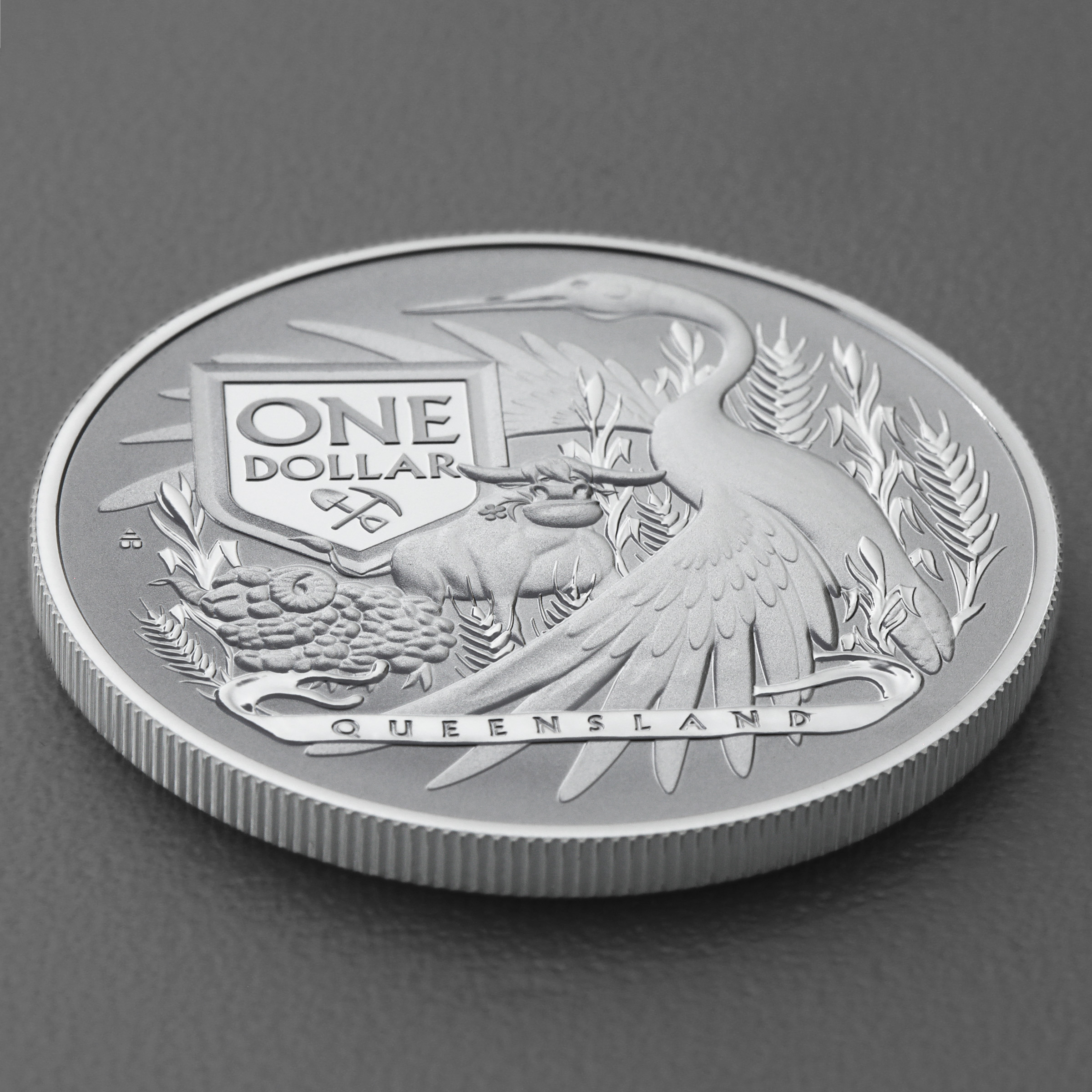 Silbermünze 1oz "Australia’s Coat of Arms" 2023 Queensland 19% (Australien) - Detailansicht 2