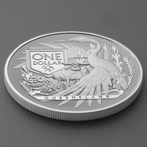 Silbermünze 1oz "Australia’s Coat of Arms" 2023 Queensland 19% (Australien) - Miniaturansicht 3