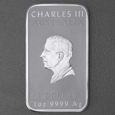 Silber Münzbarren 1oz "Rectangular Dragon" 2024 19% (Australien) - Miniaturansicht 2