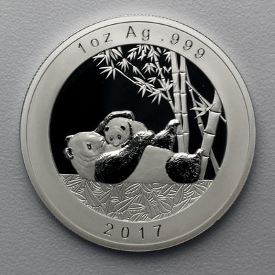 Silbermünze 1/10+1/4+1/2+1oz "Panda" 2017 Show Panda Set – 4-teilig (China) - Miniaturansicht 2