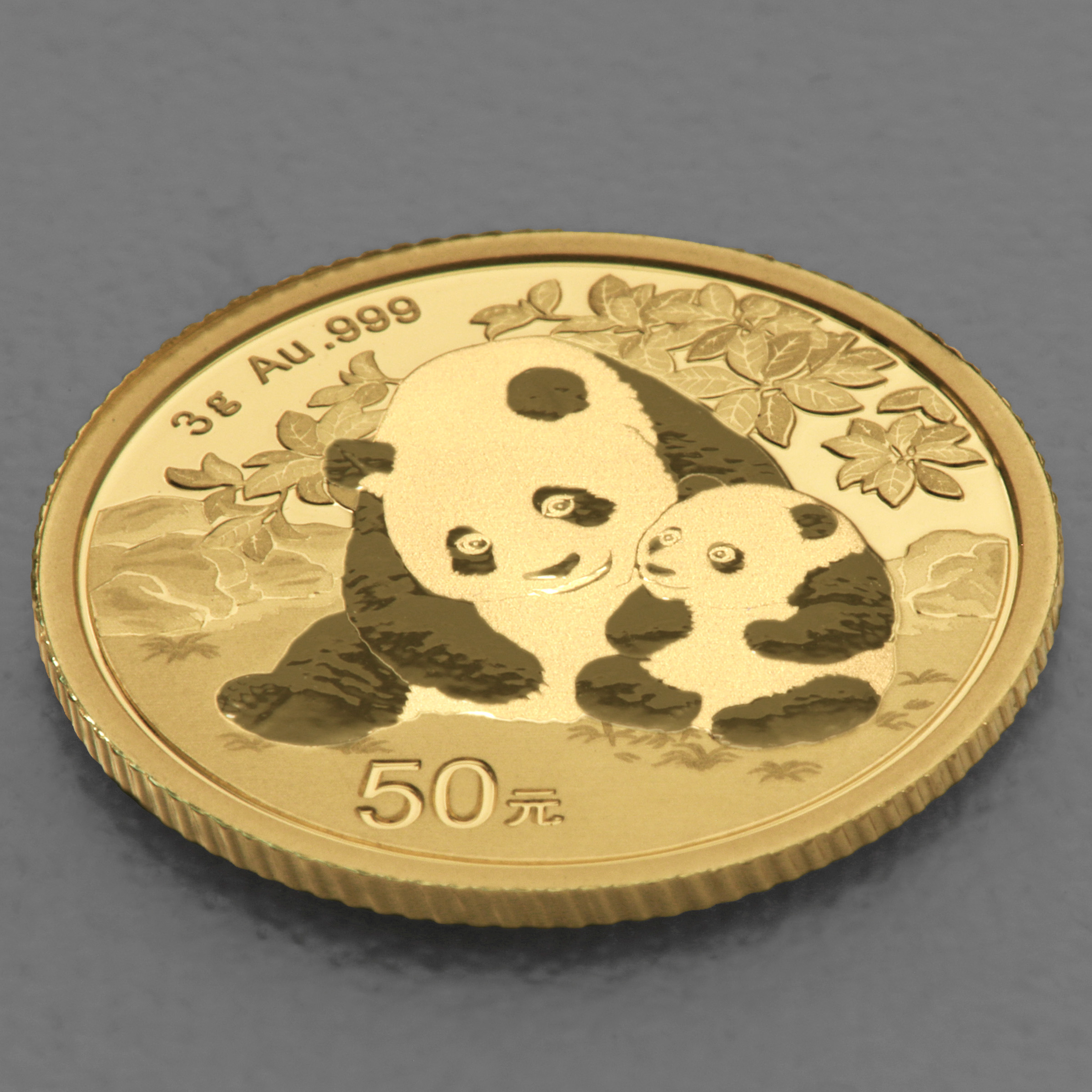 Goldmünze 3g "Panda" 2024 (China) - Detailansicht 2