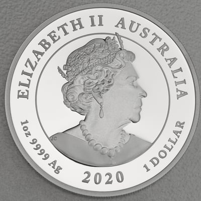 Silbermünze 1oz "End of World War II" 2020 (PP) 75th Anniversary (Australien) - Miniaturansicht 2