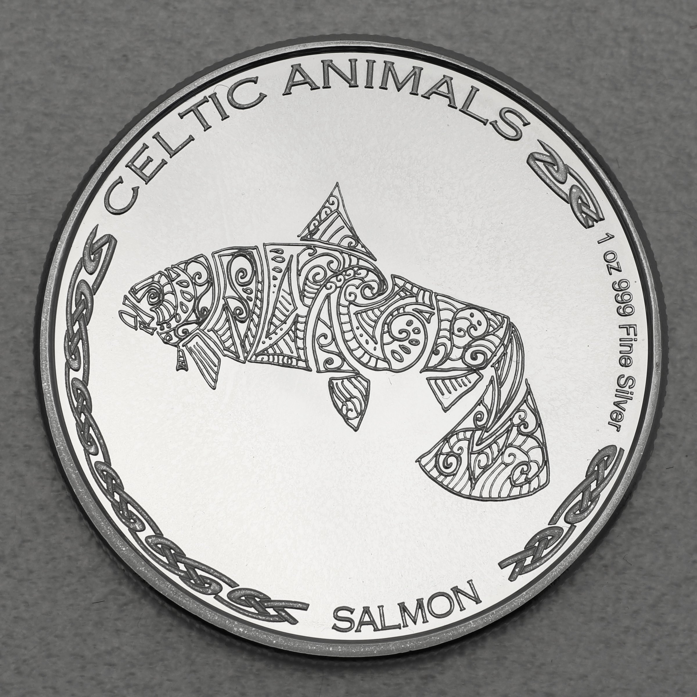 Silbermünze 1oz "Salmon" 2021 Celtic Animals (Tschad) - Hauptansicht