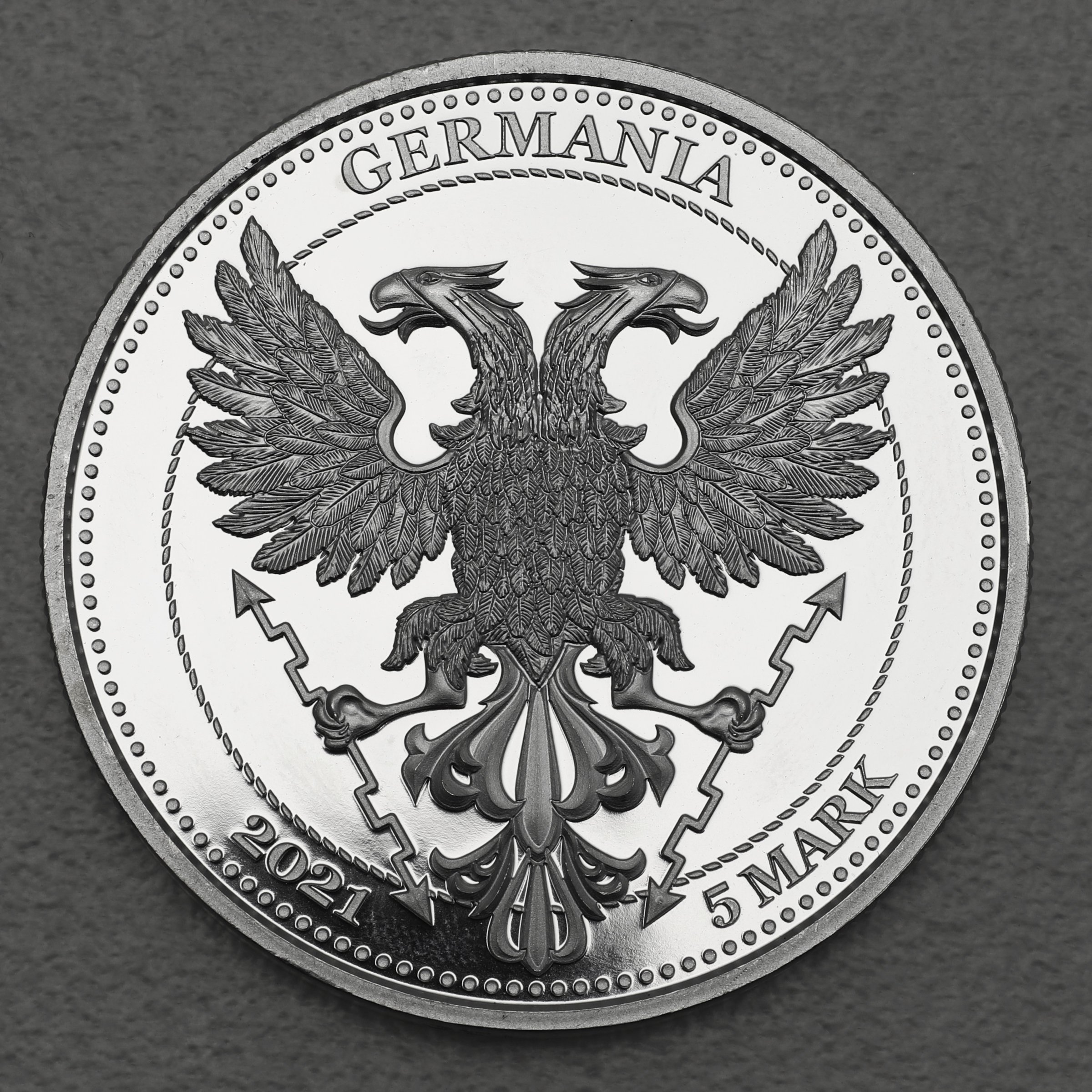 Silbermedaille 1oz "Chestnut Leaf" 2021 PROOF (PP) Mythical Forest (Polen) - Detailansicht 1