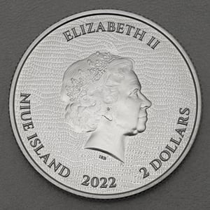 Silbermünze 1oz "Welsh Dragon" 2022 19% (Niue) - Miniaturansicht 2