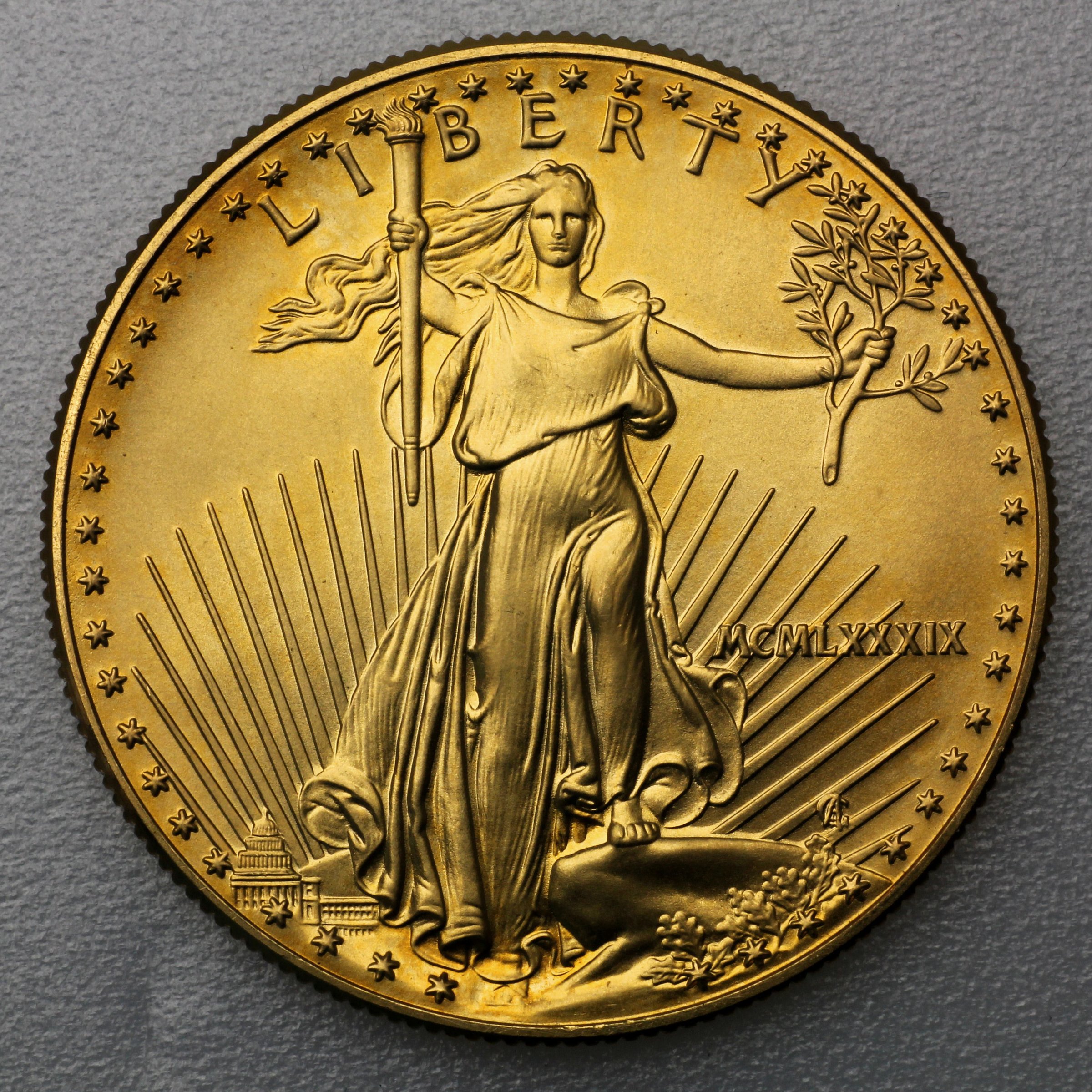 Goldmünze 1/10oz "American Eagle" versch. Jahrg. (USA) - Hauptansicht