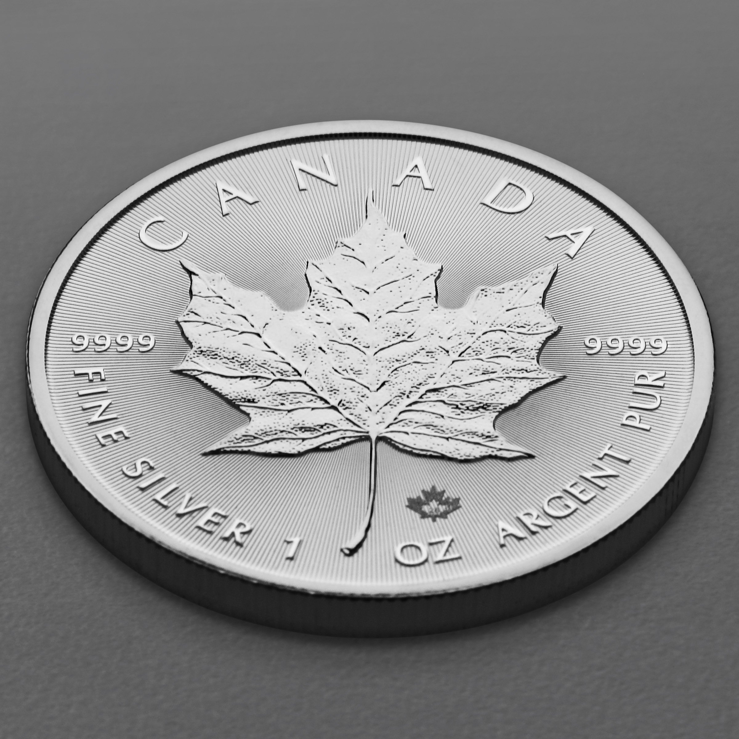 Silbermünze 1oz "Maple Leaf" aktueller Jahrgang 19% (Kanada) - Detailansicht 2