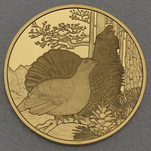 Goldmünze 100 Euro "Auerhahn" 2015 Unseren Wildtieren auf der Spur (Österreich) - Miniaturansicht 2
